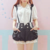 Salopette Short Retro Kawaii