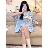 Pyjama Short Bleu Kawaii