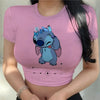 Crop Top Stitch Kawaii