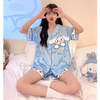 Pyjama Short Bleu Kawaii