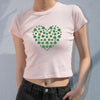 Crop T-shirt Coeur