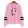 Sweat Kawaii chat fond rond