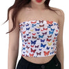 Crop Top Bustier Papillon