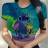 Crop Top Stitch Kawaii