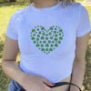 Crop T-shirt Coeur