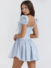 Robe Kawaii Corset Bleu