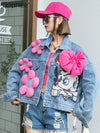 Veste en Jean Kawaii