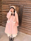 Manteau Long Rose Kawaii