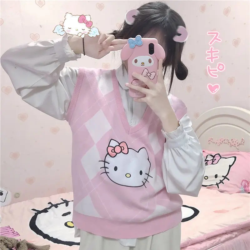 Gilet Kawaii Hello Kitty