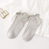 Chaussette Kawaii frilly socks kawaii cute ankle japanese women cotton woman calcetines de la mujer meias mulher skarpetki damskie calcetas mujer