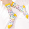 Chaussette Kawaii panda animal print socks harajuku woman kawaii calcetines women skarpetki meias meia calcetas mujer cute divertidas funny sock