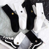 Chaussette Kawaii white black socks hip hop woman calcetines women skarpetki meias mulher meia calcetas cute chaussette sock streetwear fashion
