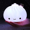 Cute Buns Pat Lights Colorful Soft Night Light Bedroom Holiday Home Decoration Christmas Children Adult Animation Holiday Gifts