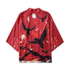 Kimono Rouge Black Bird