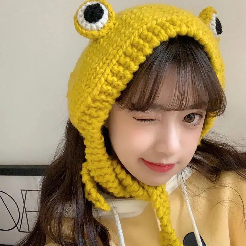 Bonnet Kawaii Grenouille