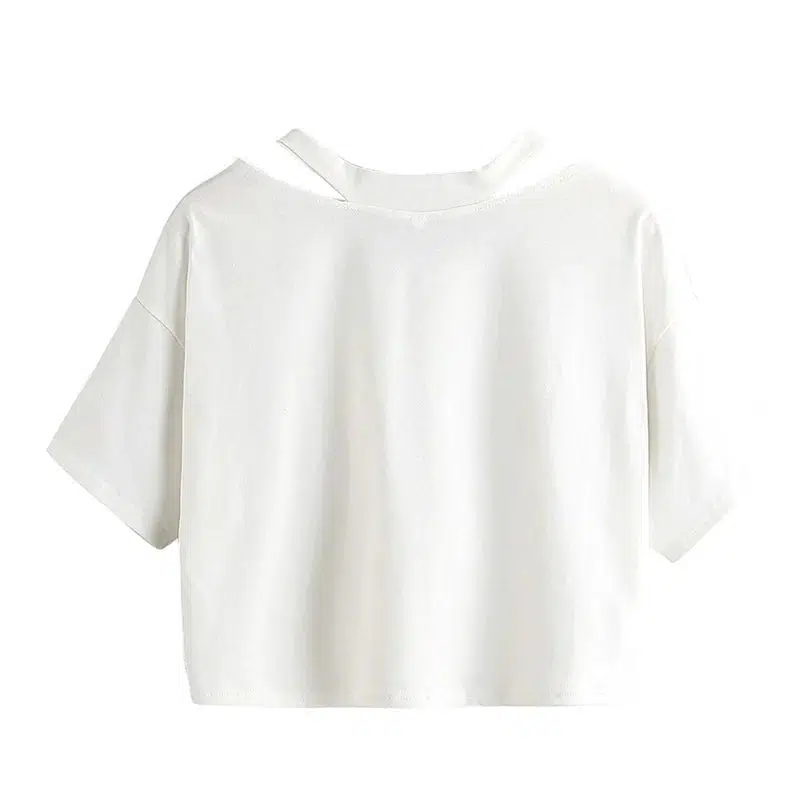 Crop T-shirt Hip Hop Kawaii