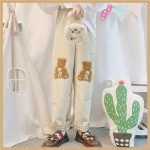 Pantalon Velours Kawaii