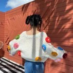 Manches Bouffantes kawaii Cardigan