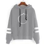 Sweat Kawaii chat fond rond