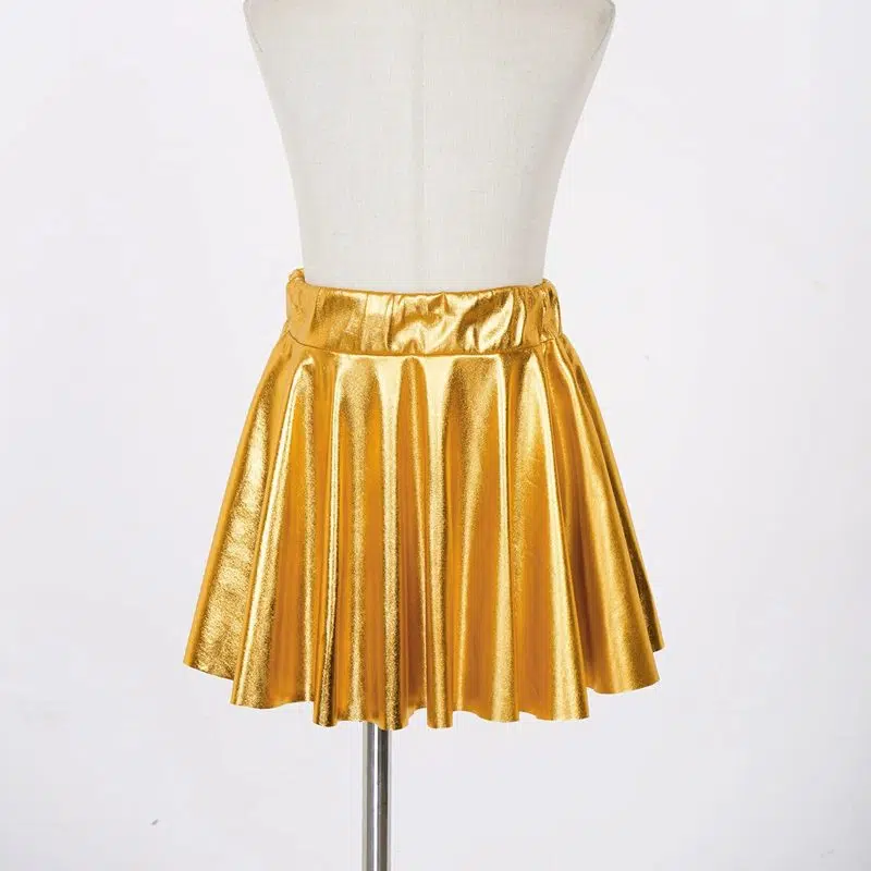 Jupe Kawaii en Cuir