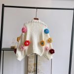 Manches Bouffantes kawaii Cardigan
