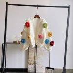 Manches Bouffantes kawaii Cardigan