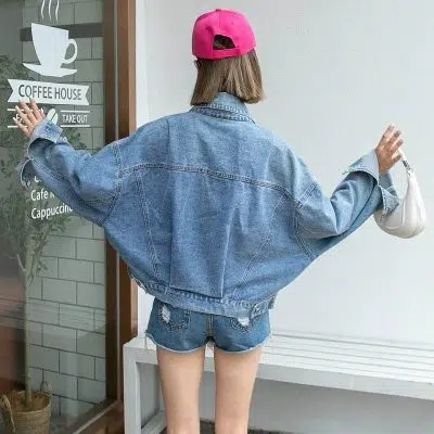 Veste en Jean Kawaii