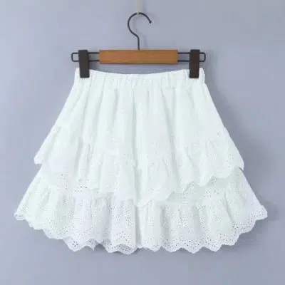 Jupe Blanche Kawaii