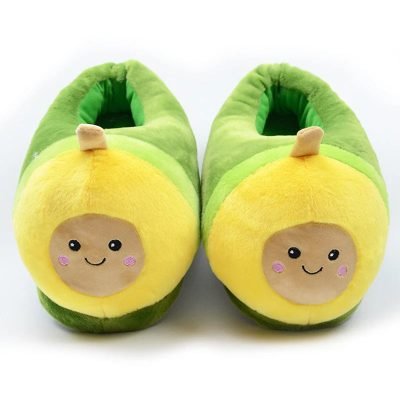 Pantoufles Avocat Kawaii