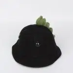 Chapeau - Casquette - Bonnet Kawaii 2019 new corduroy Cute dinosaur Bucket Hat Fisherman Hat outdoor travel hat Sun Cap Hats for Children boys and girls 01