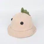 Chapeau - Casquette - Bonnet Kawaii 2019 new corduroy Cute dinosaur Bucket Hat Fisherman Hat outdoor travel hat Sun Cap Hats for Children boys and girls 01