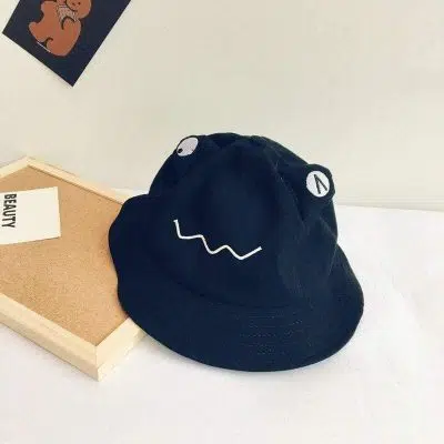 Chapeau - Casquette - Bonnet Kawaii 2020 Frog shape Bucket Hat Fisherman Hat outdoor travel hat Sun Cap Hats for children boys and girls 39