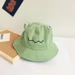 Chapeau - Casquette - Bonnet Kawaii 2020 Frog shape Bucket Hat Fisherman Hat outdoor travel hat Sun Cap Hats for children boys and girls 39