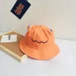 Chapeau - Casquette - Bonnet Kawaii 2020 Frog shape Bucket Hat Fisherman Hat outdoor travel hat Sun Cap Hats for children boys and girls 39