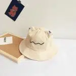 Chapeau - Casquette - Bonnet Kawaii 2020 Frog shape Bucket Hat Fisherman Hat outdoor travel hat Sun Cap Hats for children boys and girls 39