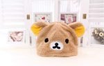 Chapeau - Casquette - Bonnet Kawaii Winter Soft Cartoon Rilakkuma Bear Panda Plush Hat Women ear cap Fashion christmas Gift