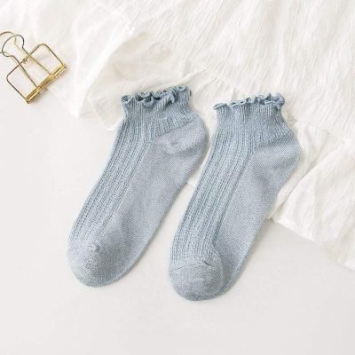 Chaussette Kawaii frilly socks kawaii cute ankle japanese women cotton woman calcetines de la mujer meias mulher skarpetki damskie calcetas mujer