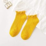 Chaussette Kawaii frilly socks kawaii cute ankle japanese women cotton woman calcetines de la mujer meias mulher skarpetki damskie calcetas mujer