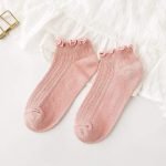 Chaussette Kawaii frilly socks kawaii cute ankle japanese women cotton woman calcetines de la mujer meias mulher skarpetki damskie calcetas mujer