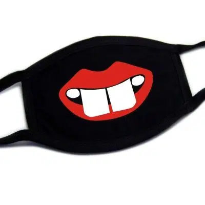 Masque bouche dessinée Kawaii
