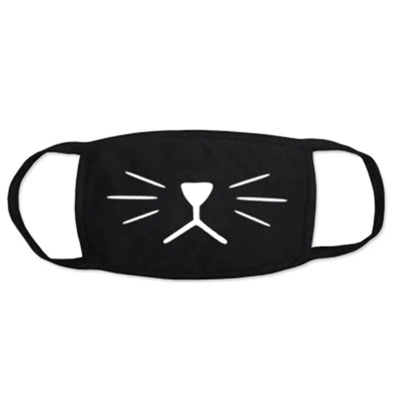 Masque moustache de chaton Kawaii