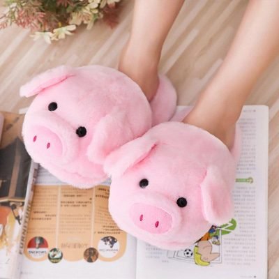 Pantoufle chausson cochon Kawaii