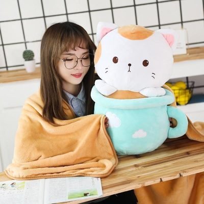 Peluche Kawaii Café-Chat