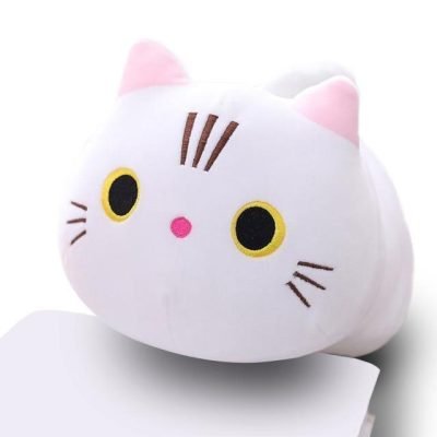 Peluche Kawaii Chat Blanc de Lait