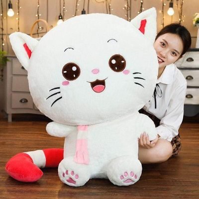 Peluche Kawaii Chat Géant