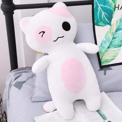 Peluche Kawaii Chat Géant Moelleux