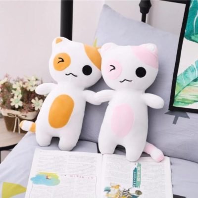 Peluche Kawaii Chat Géant Moelleux