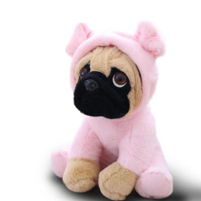 Peluche Kawaii Chien Carlin (Pug)