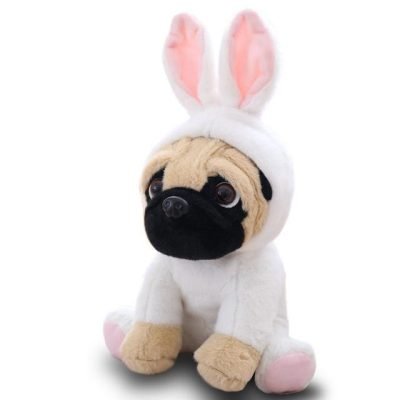 Peluche Kawaii Chien Carlin (Pug)