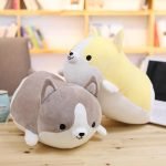 Peluche Kawaii Chien Shiba Coussin